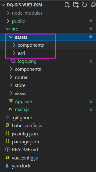 复制到src/assets下