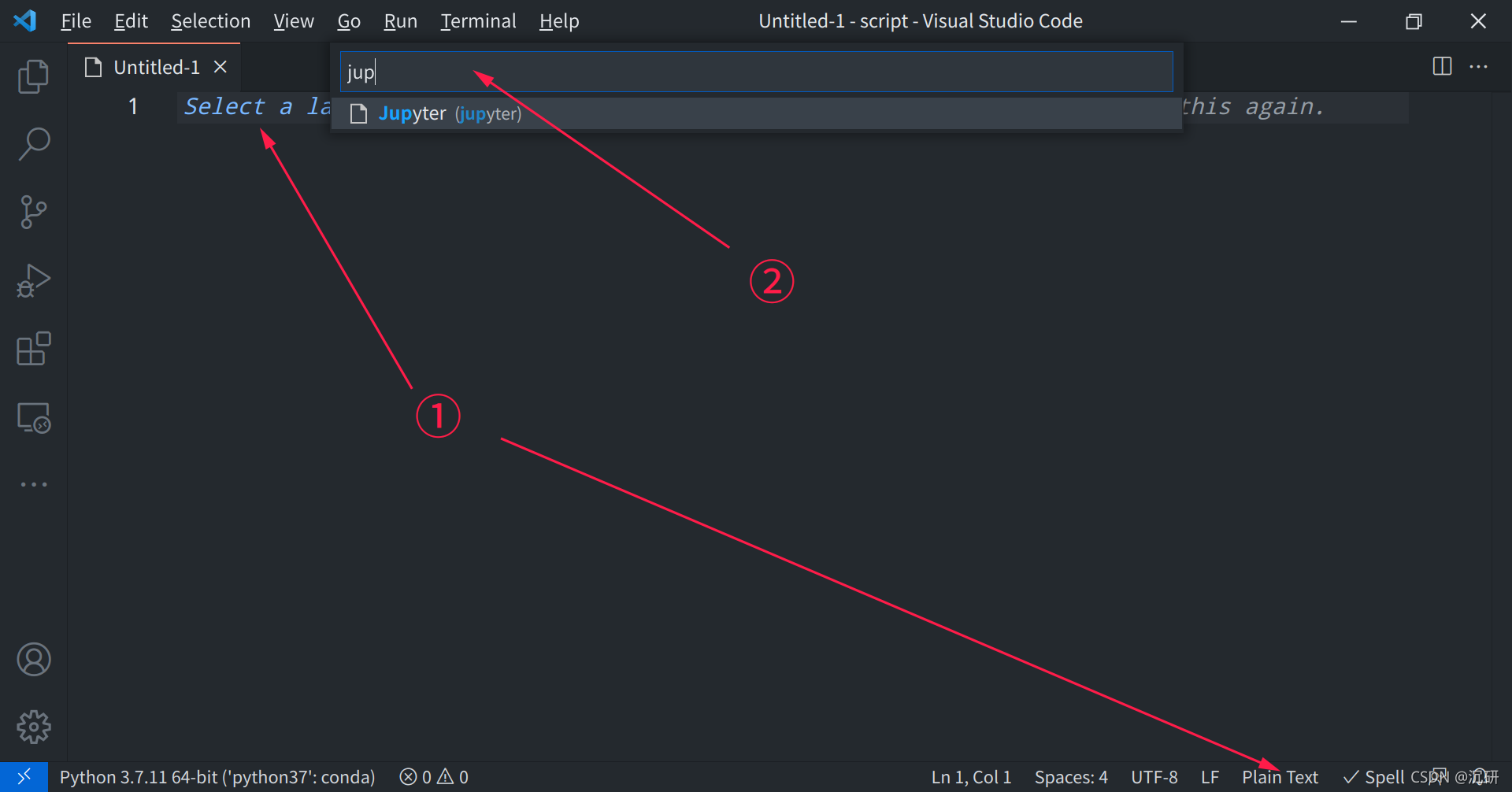 VS Code配置使用 Python_vscode使用python_沉研的博客-CSDN博客