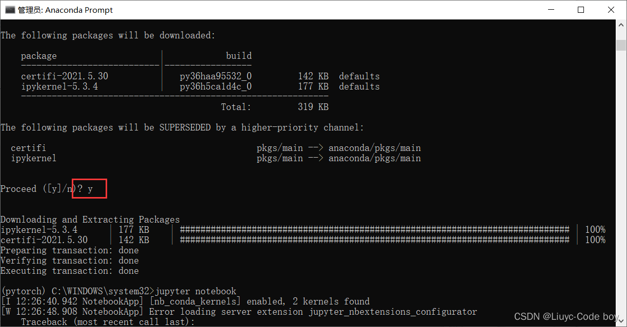 在Jupyter notebook里用ananconda配置pytorch_ananconda jupyter怎么配置本地的pythonCSDN博客