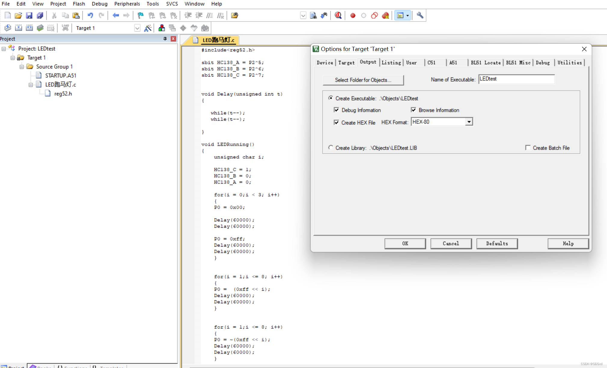 keil勾选了create hex flie还是没有hex文件，求解答_keil5打了勾不生成hexCSDN博客