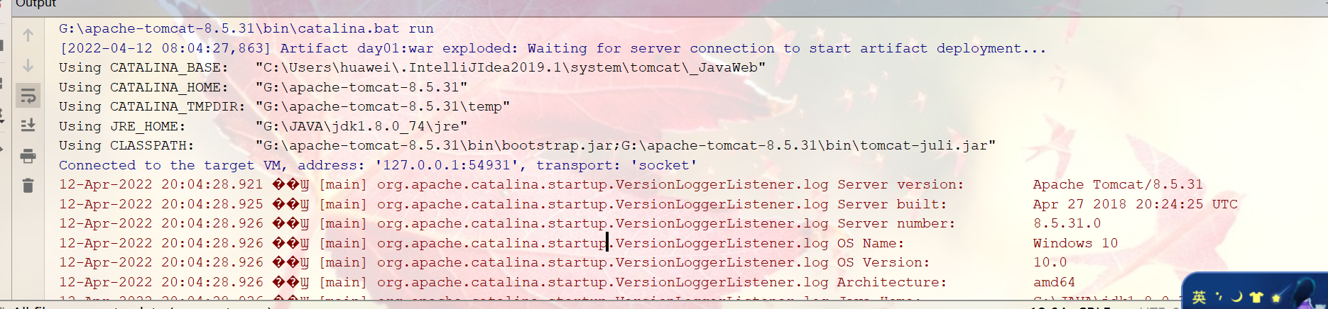 Idea runs TOMCAT various garbled code solutions to the problem ...