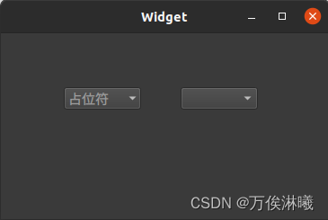 [Qt 教程之Widgets模块] —— QComboBox 组合框