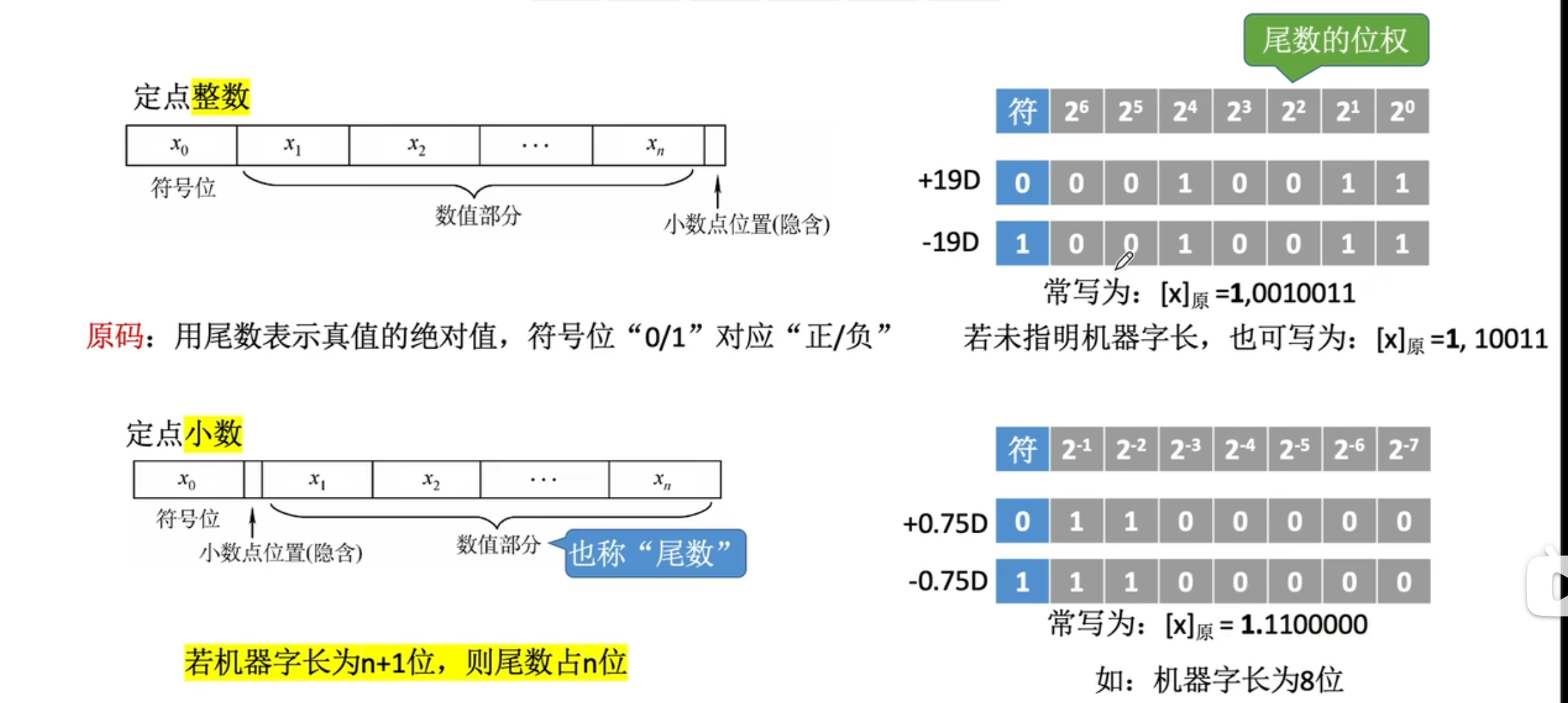 【计算机组成原理】数据的表示和运算（二）