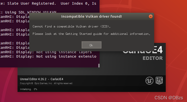 Cannot find a compatible Vulkan driver (ICD). Please look at the ...