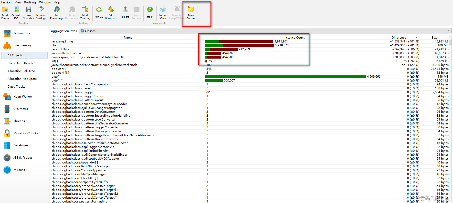 # 性能诊断 JProfiler 工具使用