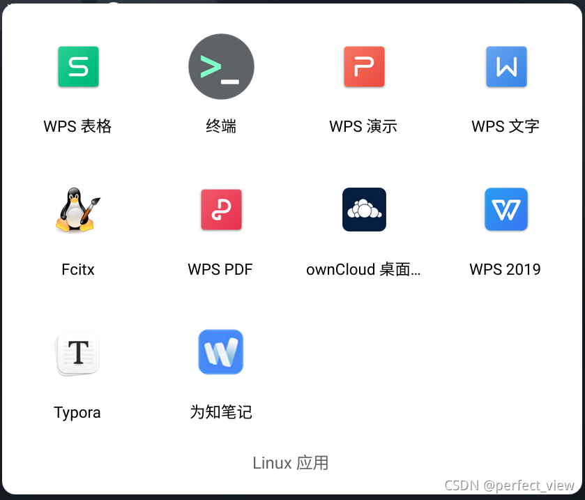 这是我安装的Linux应用，已安装常用的仿宋、小标宋等字体，以及搜狗输入法，用chromebook日常办公完全没问题。