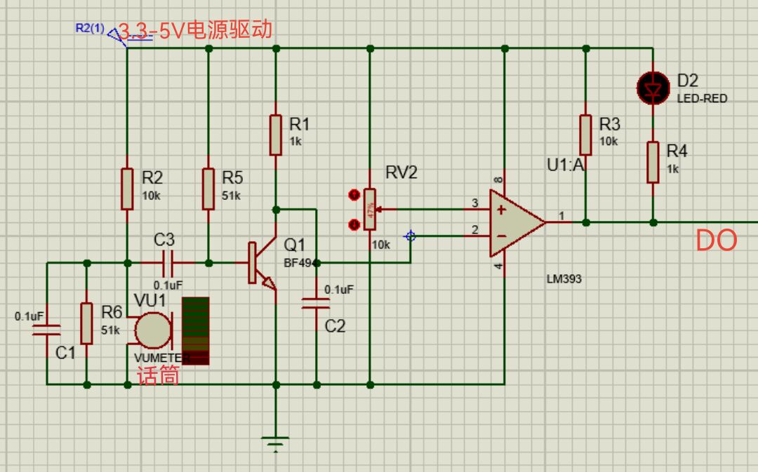 声控灯传感器原理图片