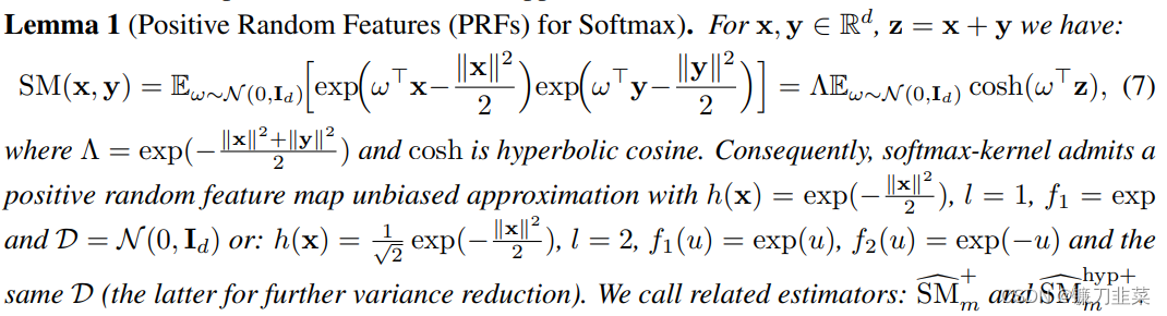 Positive Random Features for Softmax