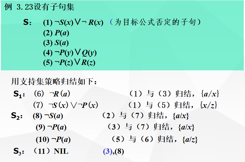 人工智能归结原理实验