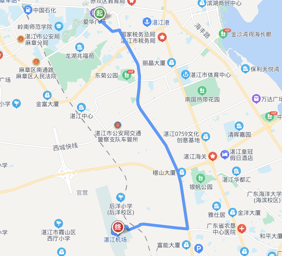 百度地图开车导航地图路径图获取当前位置