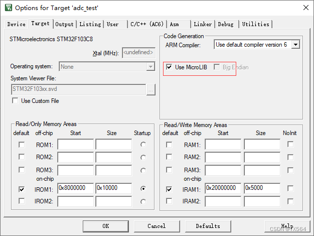 [STM32F103C8T6]ADC转换