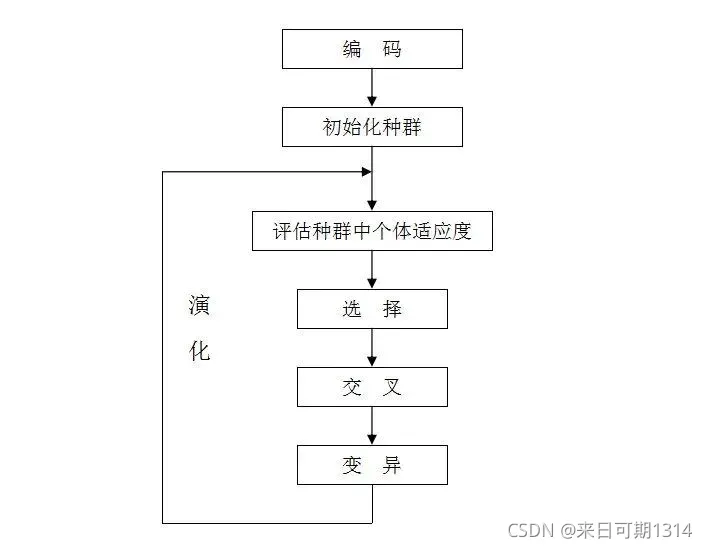 遗传算法流程图