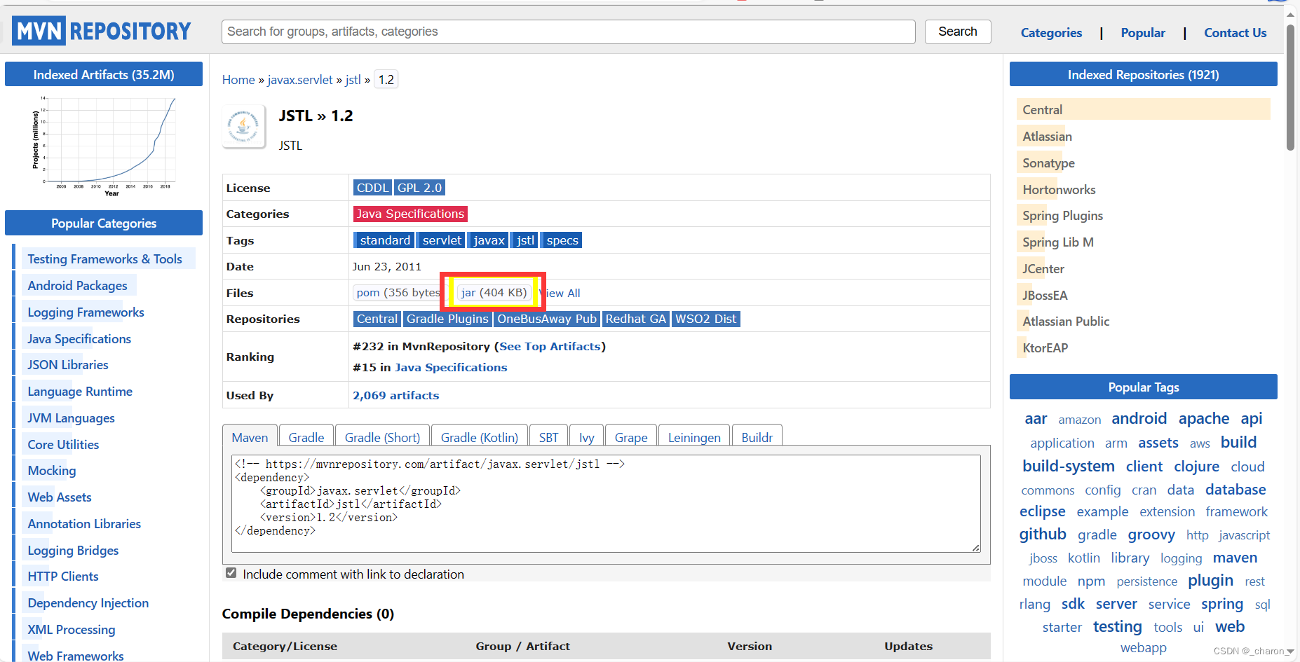 Tomcat8 jstl下载jstl1.2.jar standard1.1.2.jar_jstl.jar和standard.jar下载