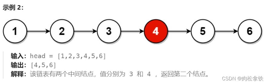 Leetcode-876 链表的中间结点