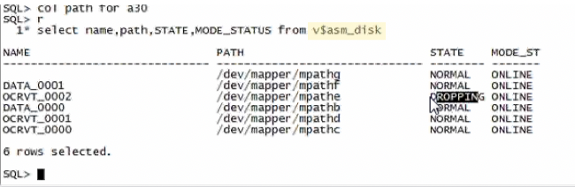 【oracle asm基础运维小分享】