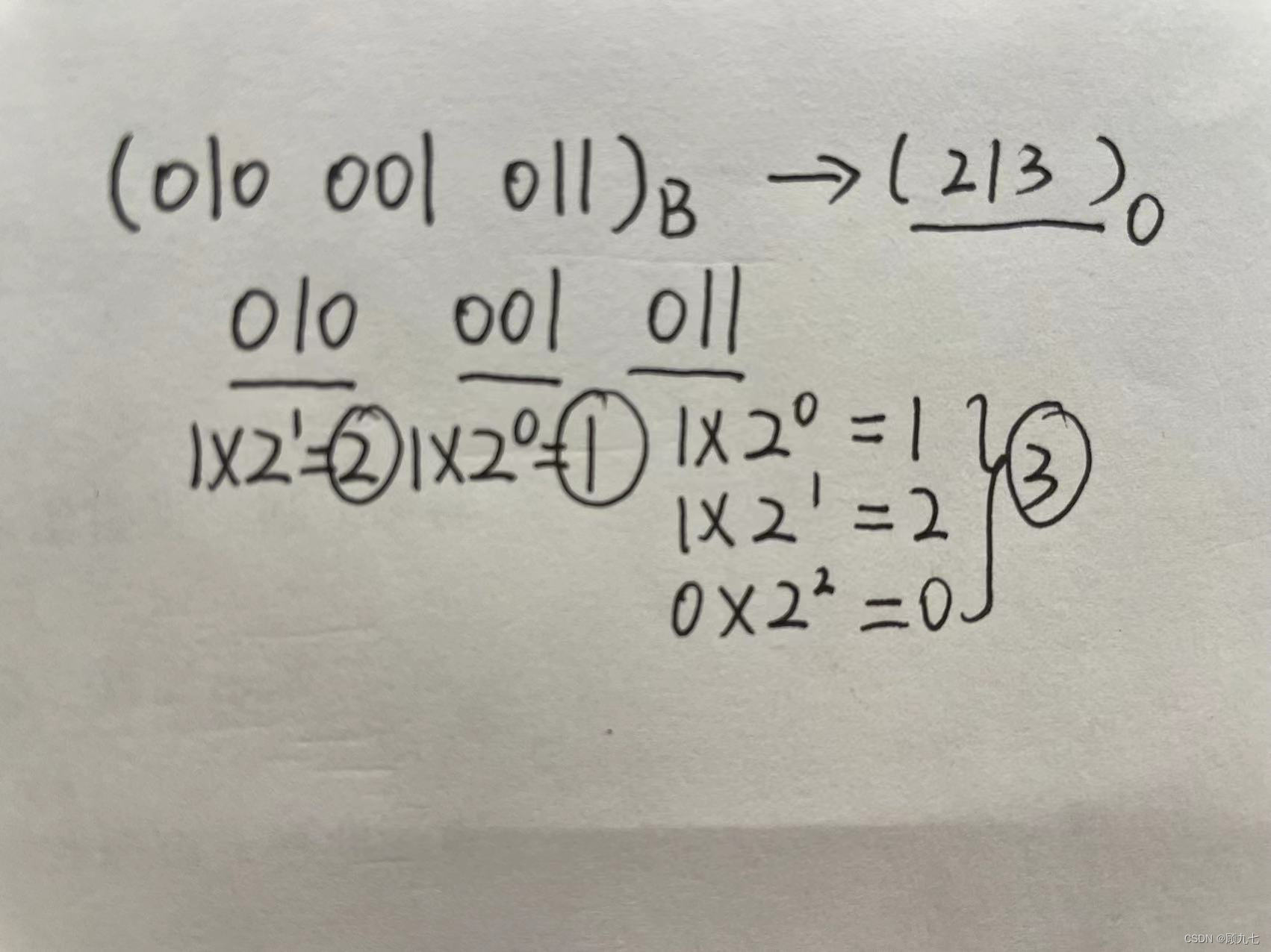 binary to octal