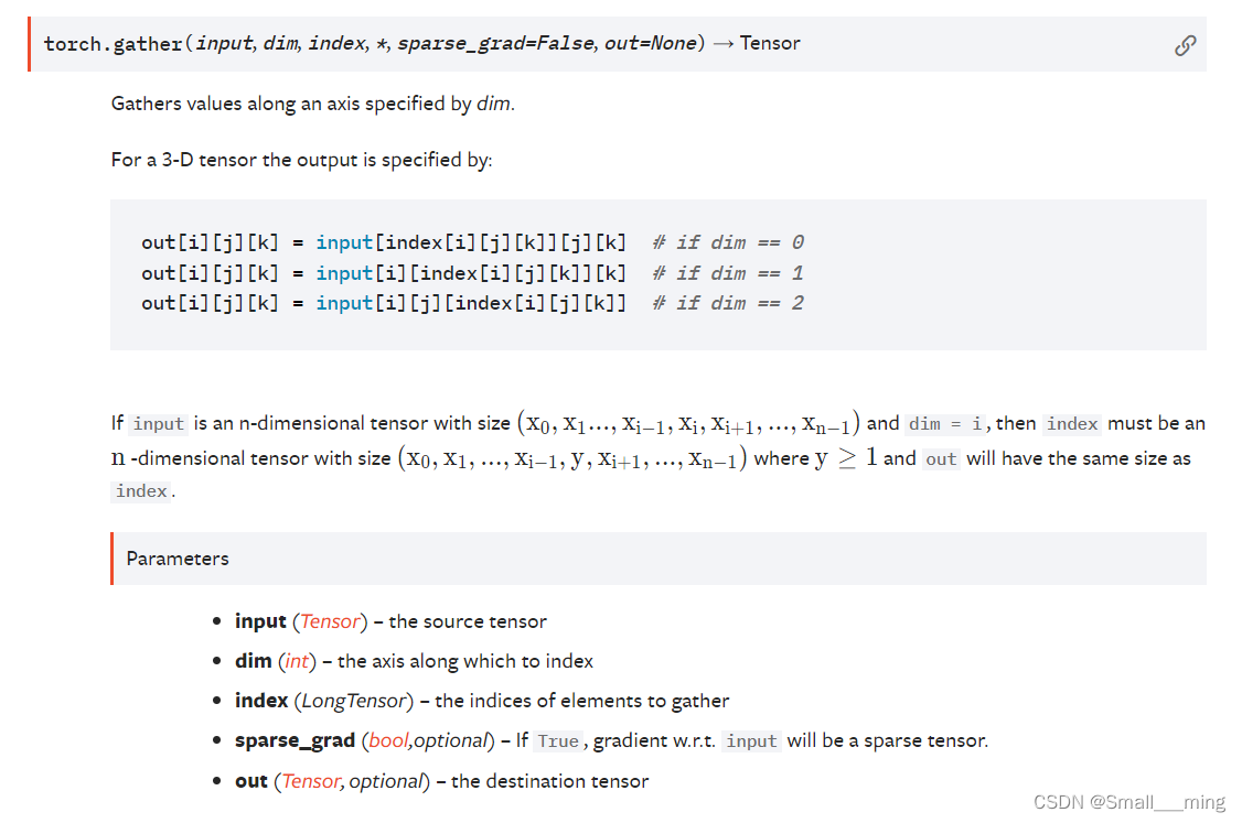 【Pytorch学习笔记】torch.gather()与tensor.scatter_()_torch.gather和CSDN博客