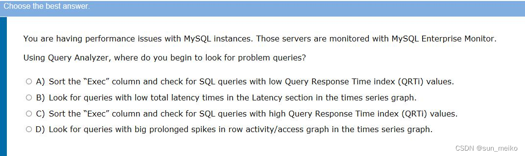 MySQL8.0 OCP最新版1Z0-908认证考试题库整理-006