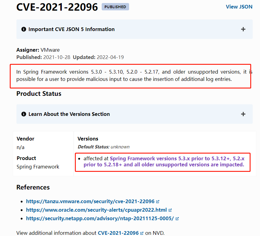 Spring Security存在认证绕过漏洞 CVE-2021-22096