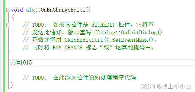 1＞d:\vscode\q\q\dlg.cpp(59): error C2019: 应输入预处理器指令，却找到“1”