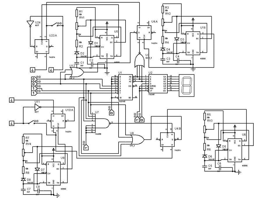 数字逻辑与电路系统课程设计 综合设计报告-水位控制器