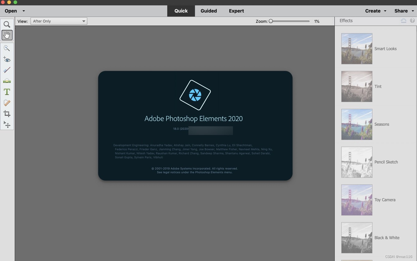 图形处理软件Photoshop Elements 2020 mac中文版 ps简化版
