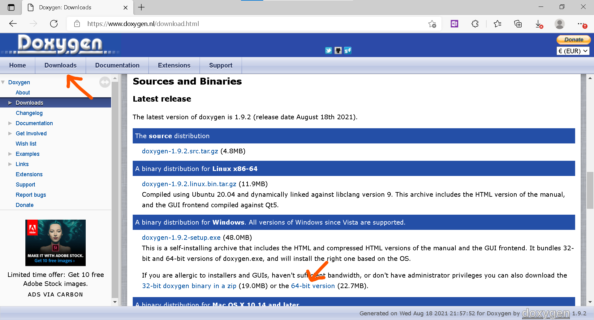 doxygen教程-2-下载和运行_doxygen下载-CSDN博客