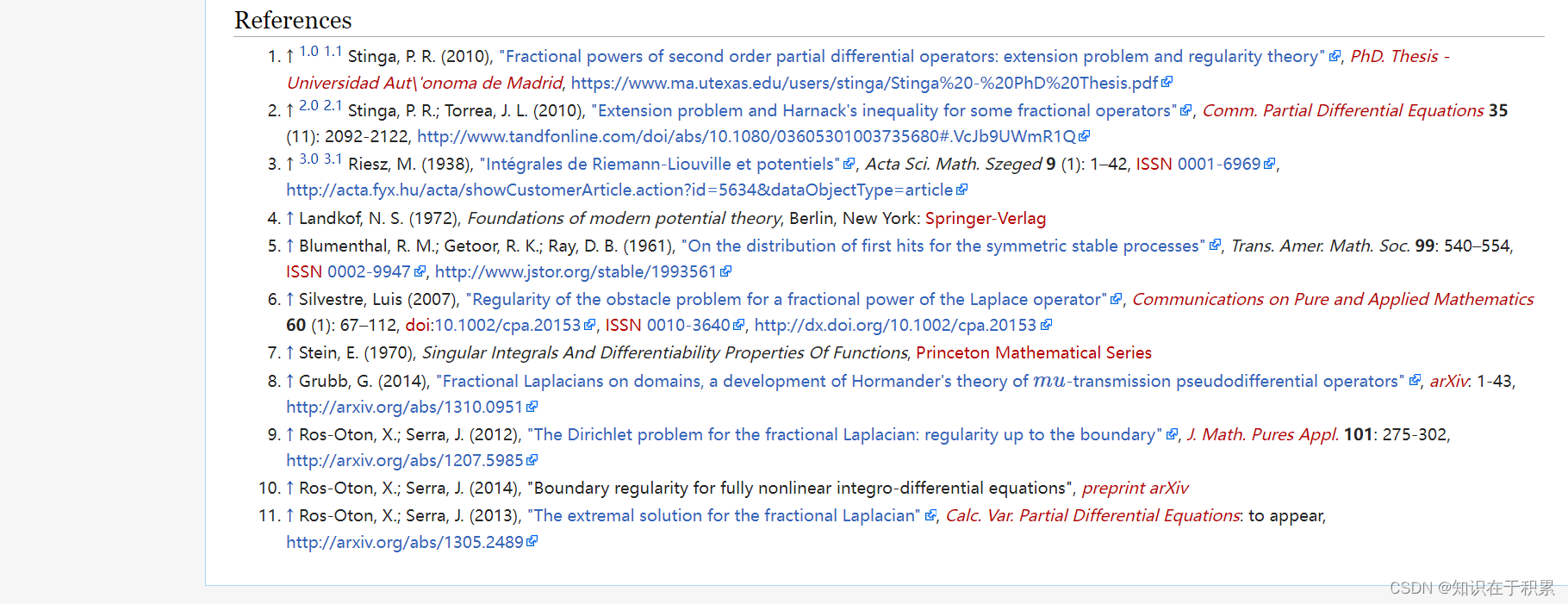 Fractional Laplacian