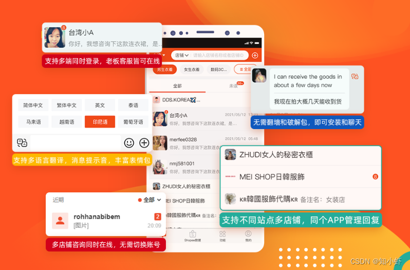 一个人多店操作?Shopee知虾多店聊聊有哪些优势？