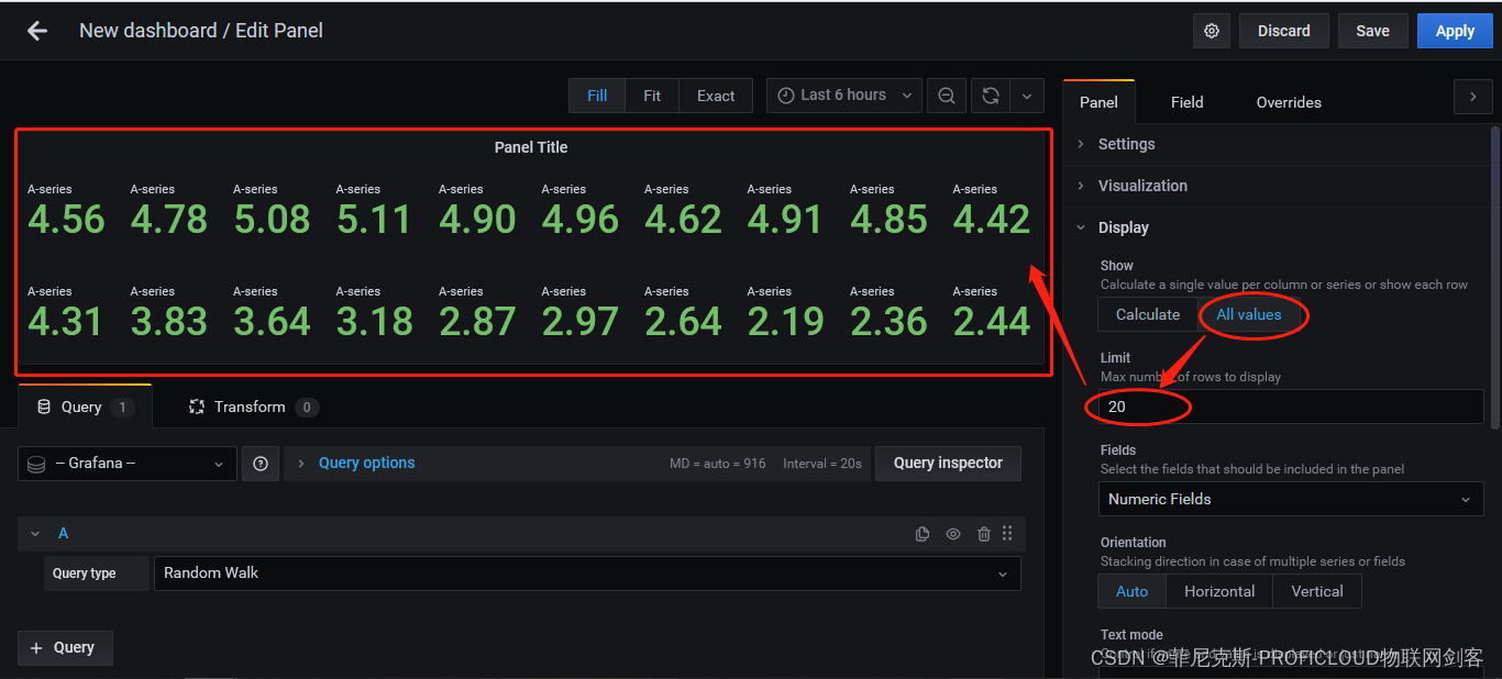 Grafana Stat Panel Grafana Stat PROFICLOUD CSDN