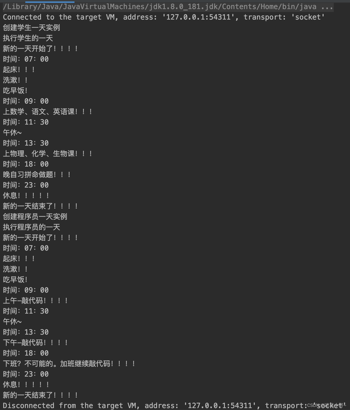 程序执行结果