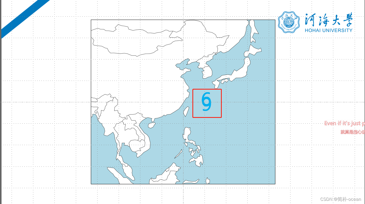 python绘图——在等间距投影线绘制台风标志符号