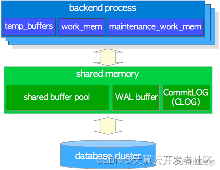 PostgreSQL：内存结构_postgres本地内存-CSDN博客