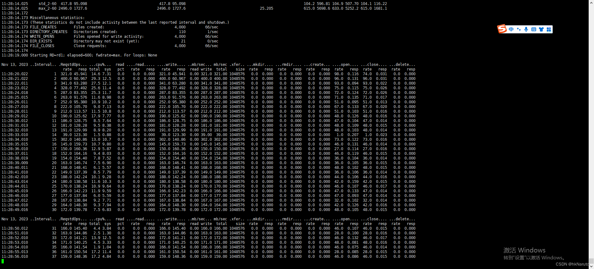 ceph-deploy bclinux aarch64 ceph 14.2.10【3】vdbench fsd 文件系统测试