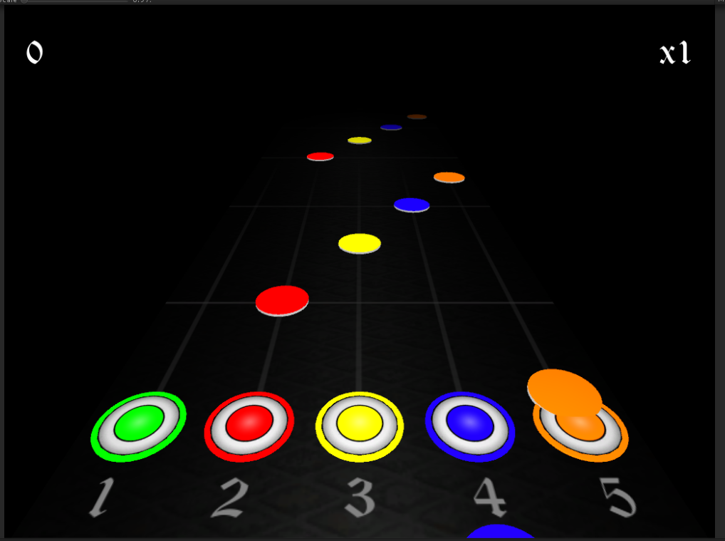 Unity游戏源码分享-乐节奏休闲游戏源码 guitar hero 支持mobile