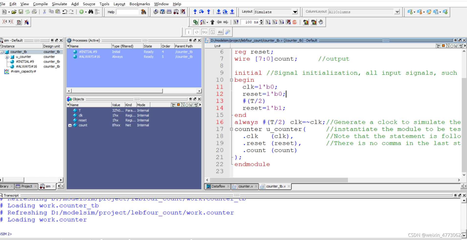 【FPGA】Modelsim的使用方法_modelsim使用教程-CSDN博客