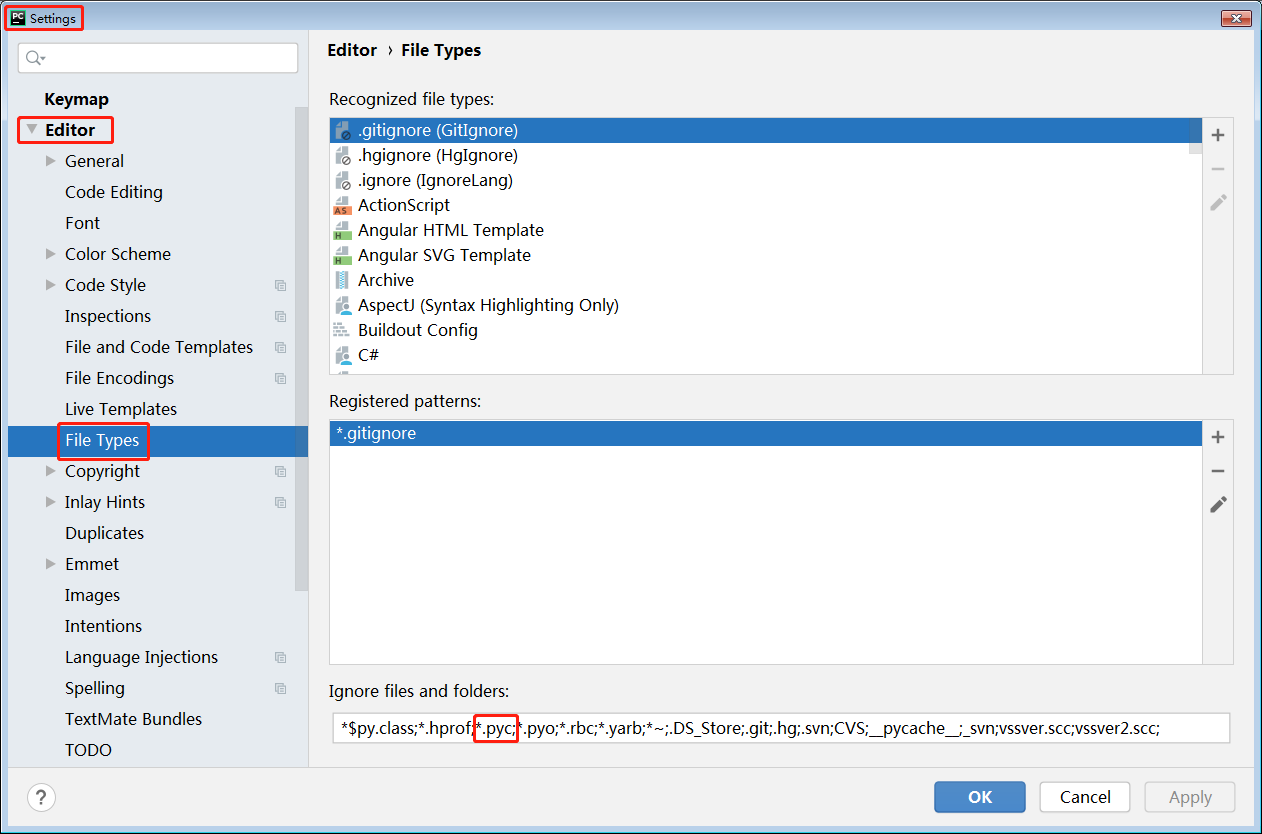pycharm 隐藏或显示文件类型_pycharm不显示pyc文件-CSDN博客