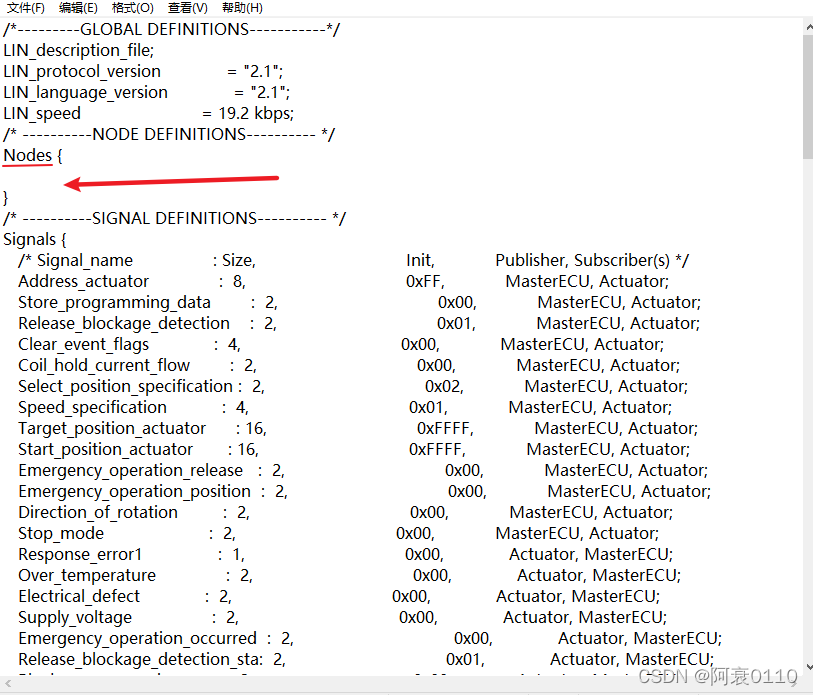 BUSMASTER LDF编辑工具制作LDF文件_ldfeditor-CSDN博客