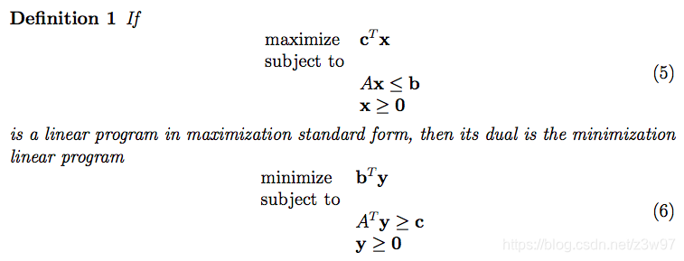 The Dual of Linear Program