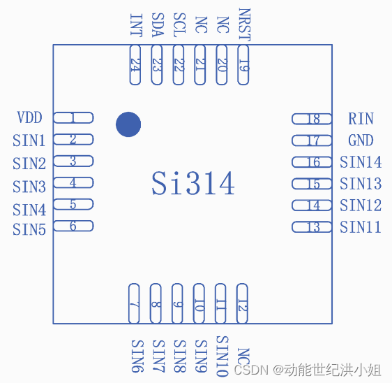SI314软硬件兼容替代GTX314L—低功耗14通道电容触摸传感器