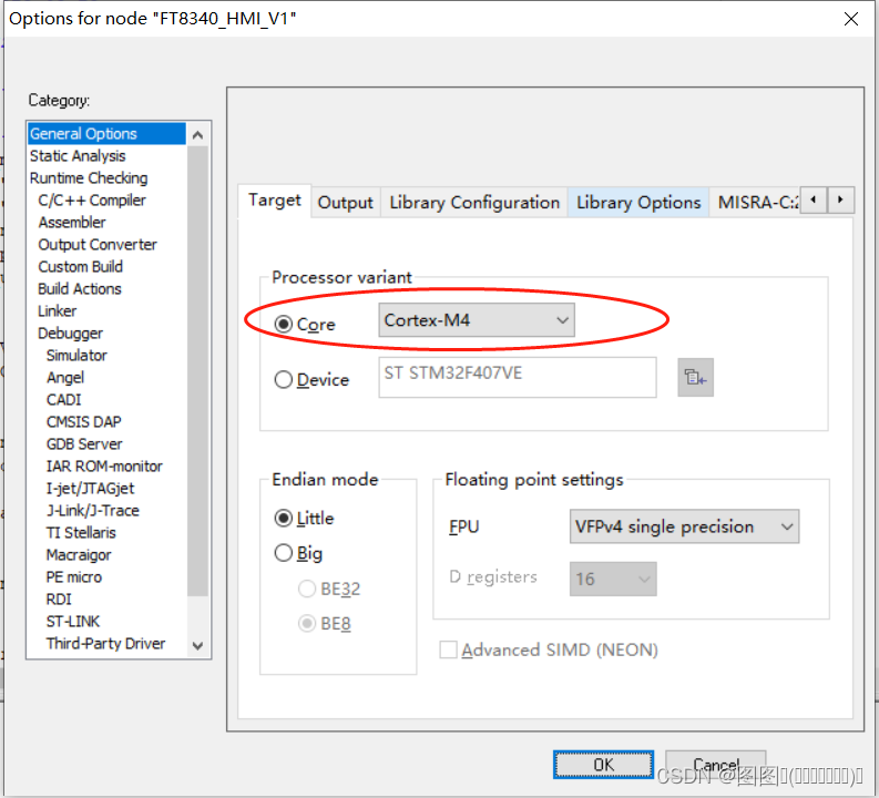 Fatal error: The selected device does not match the target deviceSession aborted!