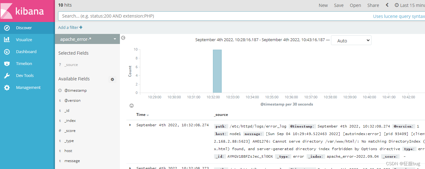 filebeat and elasticsearch