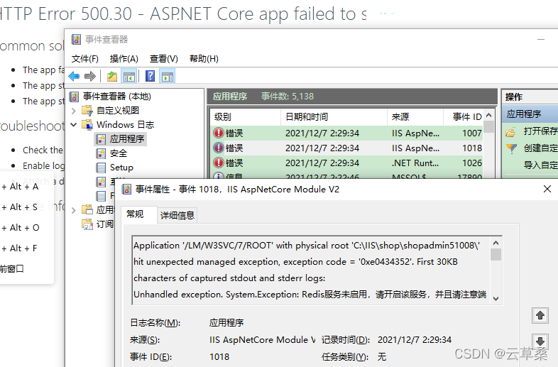 Net Core Http Error 500.31 - Failed To Load Asp.Net Core Runtime Http Error  500.30 - Asp.Net Core - Cao919 - 博客园