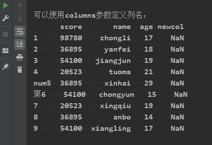 非理工科編程零基礎文科生秒懂python學習筆記pandas庫dataframe核心