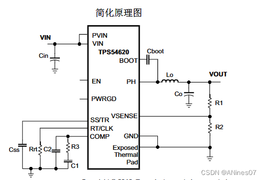 TPS54620RHLR是一款同步降压转换器