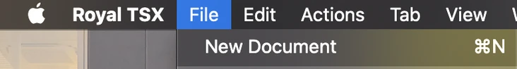 MacOS:Shell工具-Royal TSX