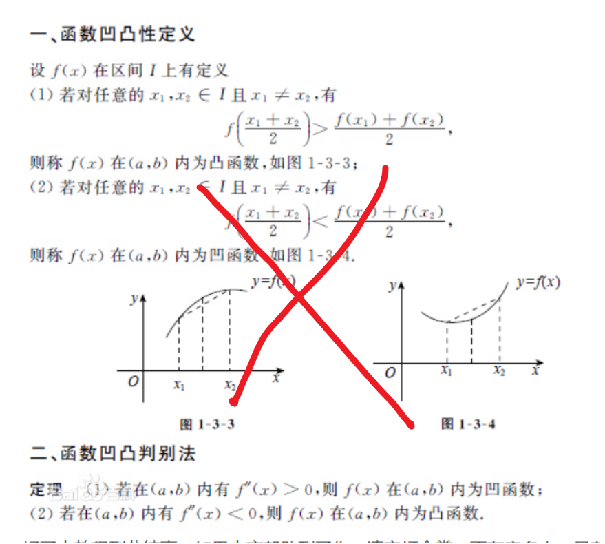 如何确定凹函数、凸函数。以及确定这个事情有什么意义?_log是凸还是凹-CSDN博客