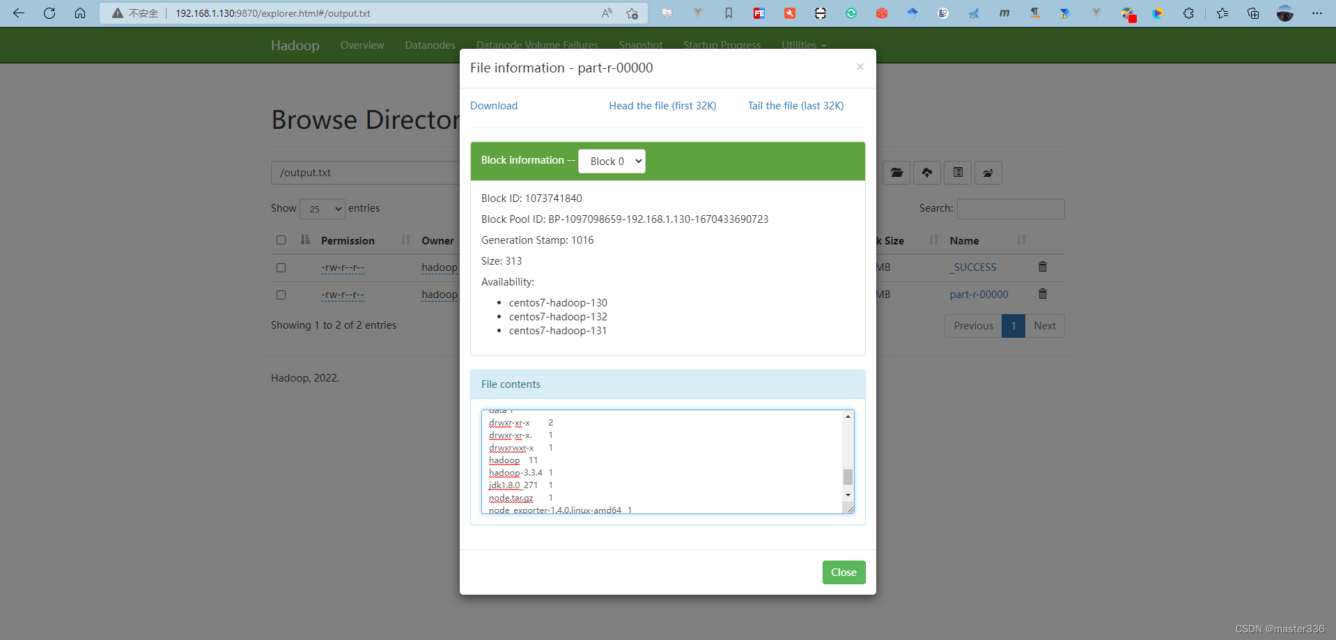 【hadoop】Hadoop 3.3.4 集群安装及简单使用