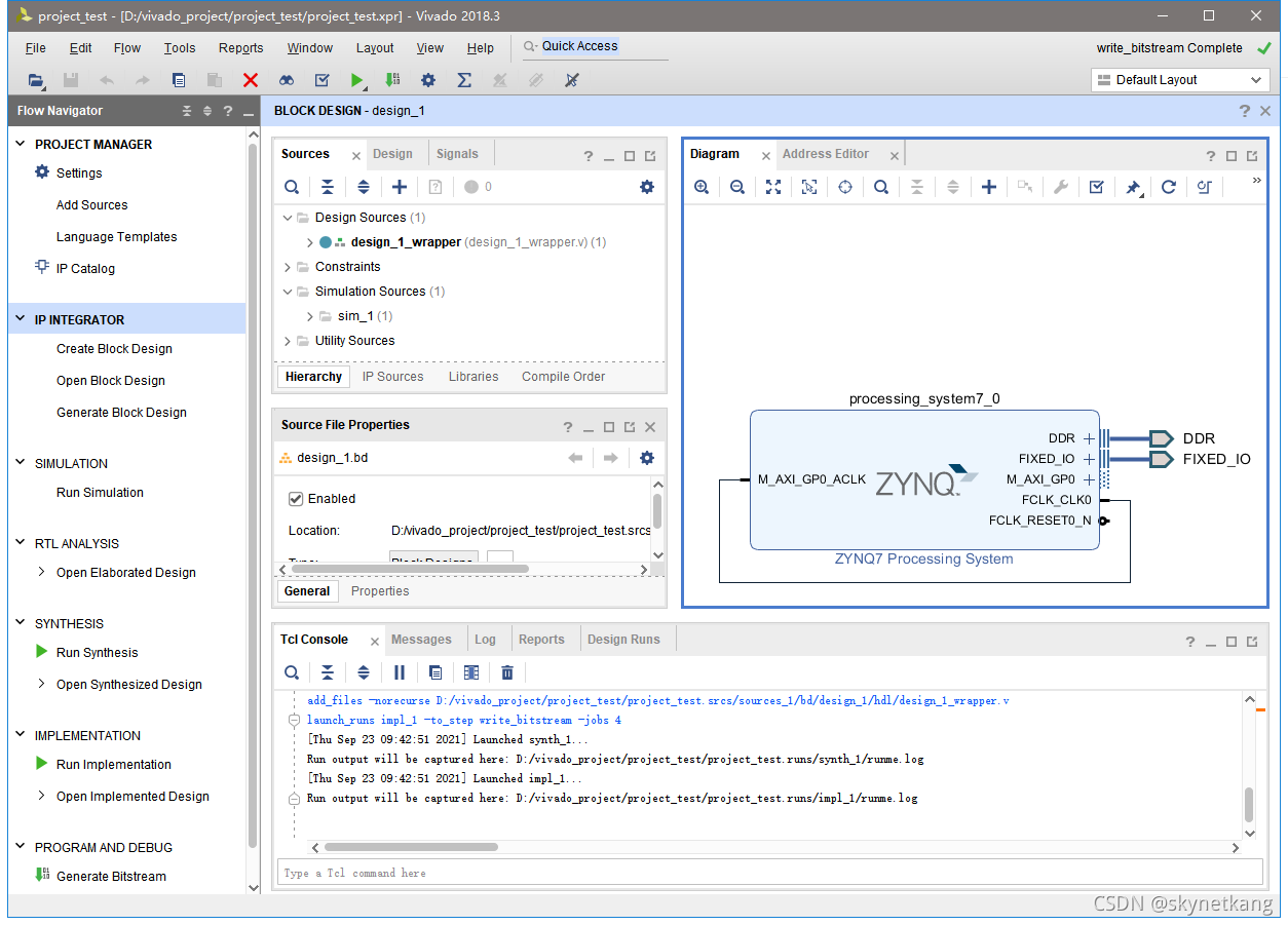 Petalinux Gui petalinux 制作linux系统镜像(zynq7000)_petalinux zynq7000的bsp-CSDN博客